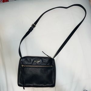 Black Kate Spade crossbody purse